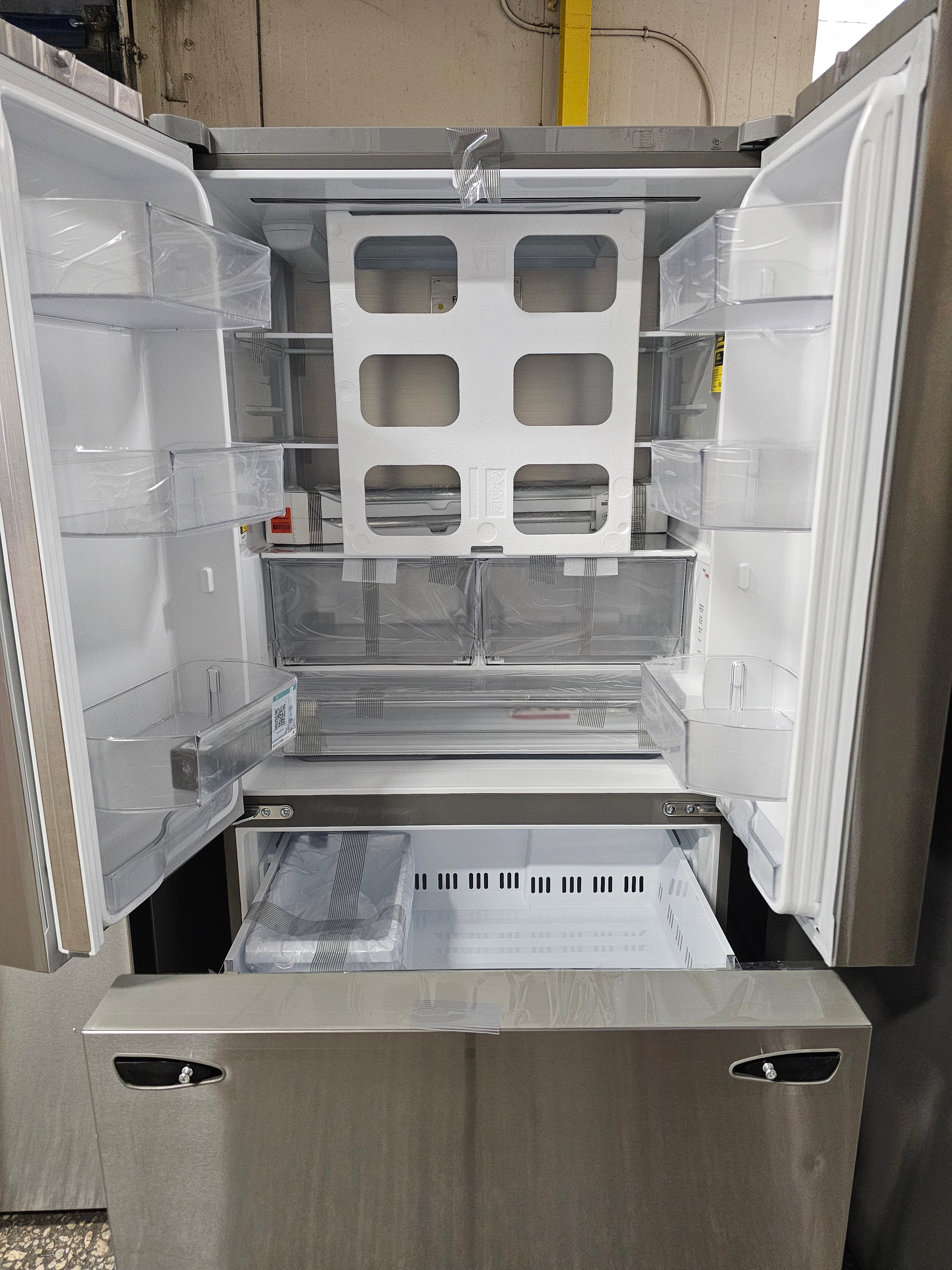 LG Counter-Depth MAX 26.5 Cu. Ft. French Door Smart Refrigerator with Internal Water Stainless Steel